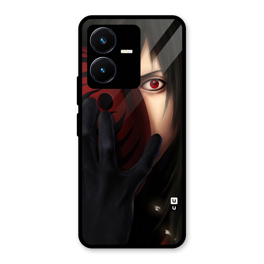 Madara Sharingan Glass Back Case for Vivo Y22s