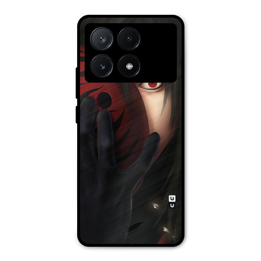 Madara Sharingan Metal Back Case for Poco X6 Pro