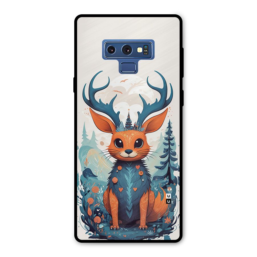 Magestic Animal Metal Back Case for Galaxy Note 9