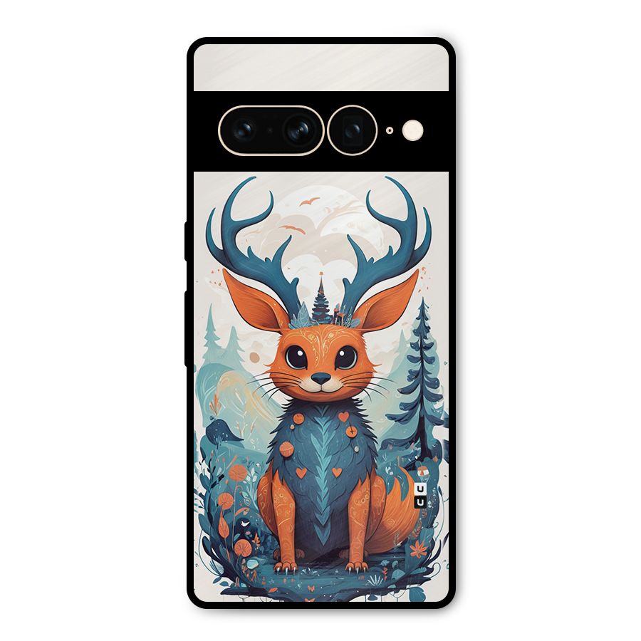 Magestic Animal Metal Back Case for Google Pixel 7 Pro