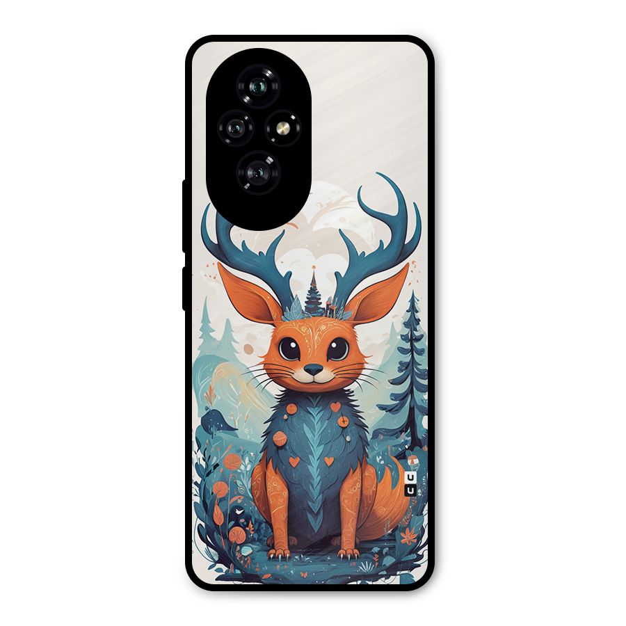 Magestic Animal Metal Back Case for Honor 200