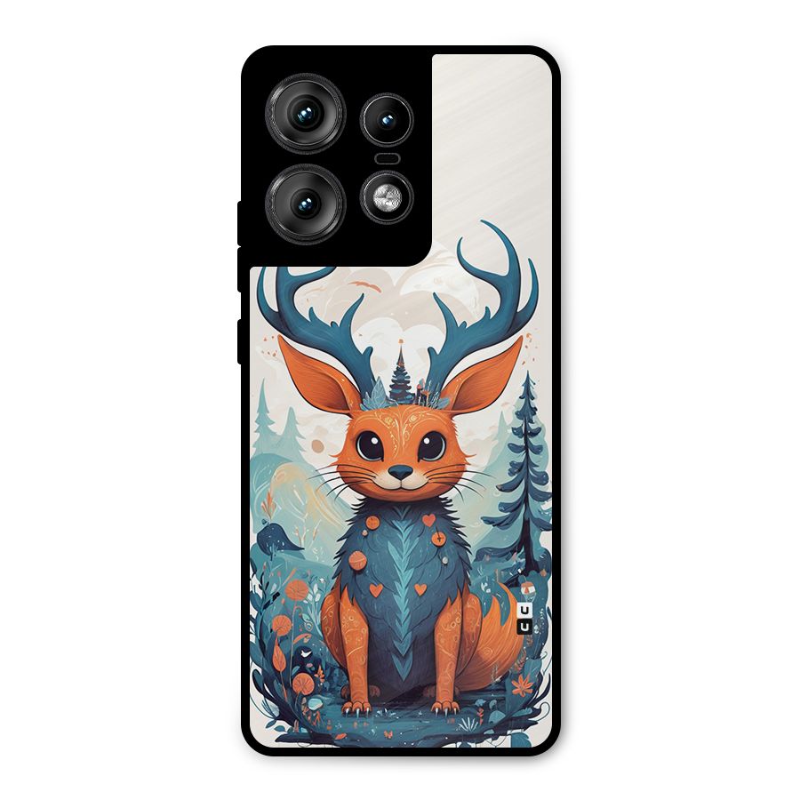 Magestic Animal Metal Back Case for Motorola Edge 50 Pro