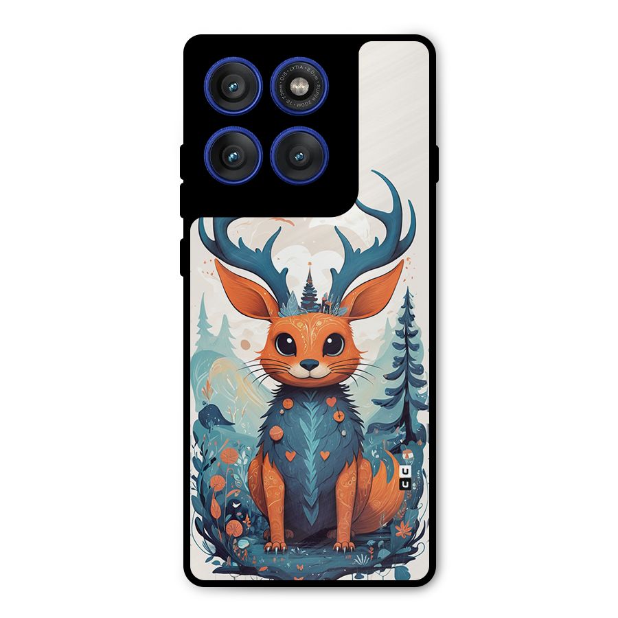 Magestic Animal Metal Back Case for Motorola Edge 60 Pro