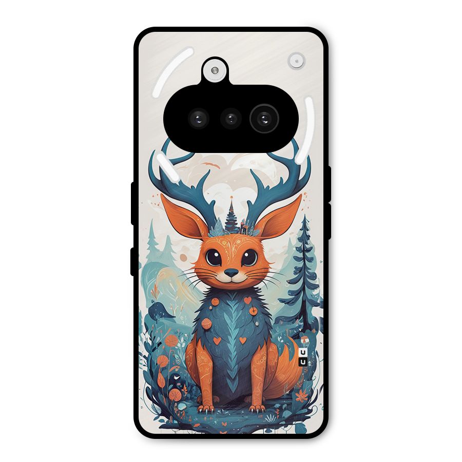 Magestic Animal Metal Back Case for Nothing Phone 3a