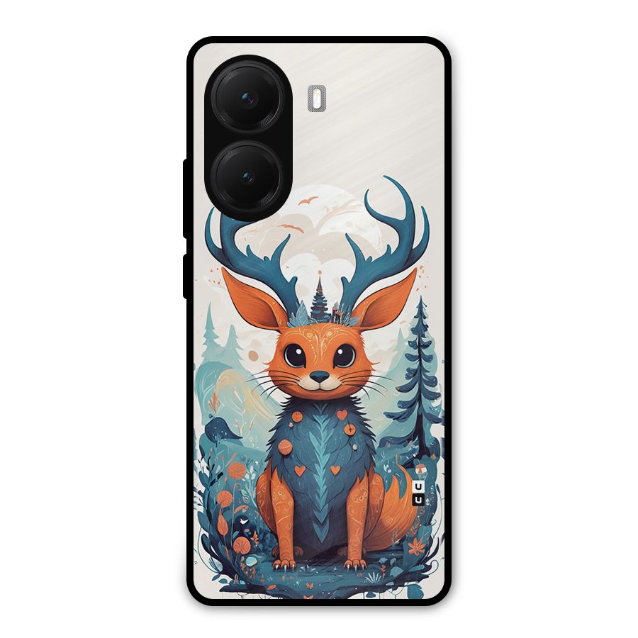 Magestic Animal Metal Back Case for Poco X7 Pro