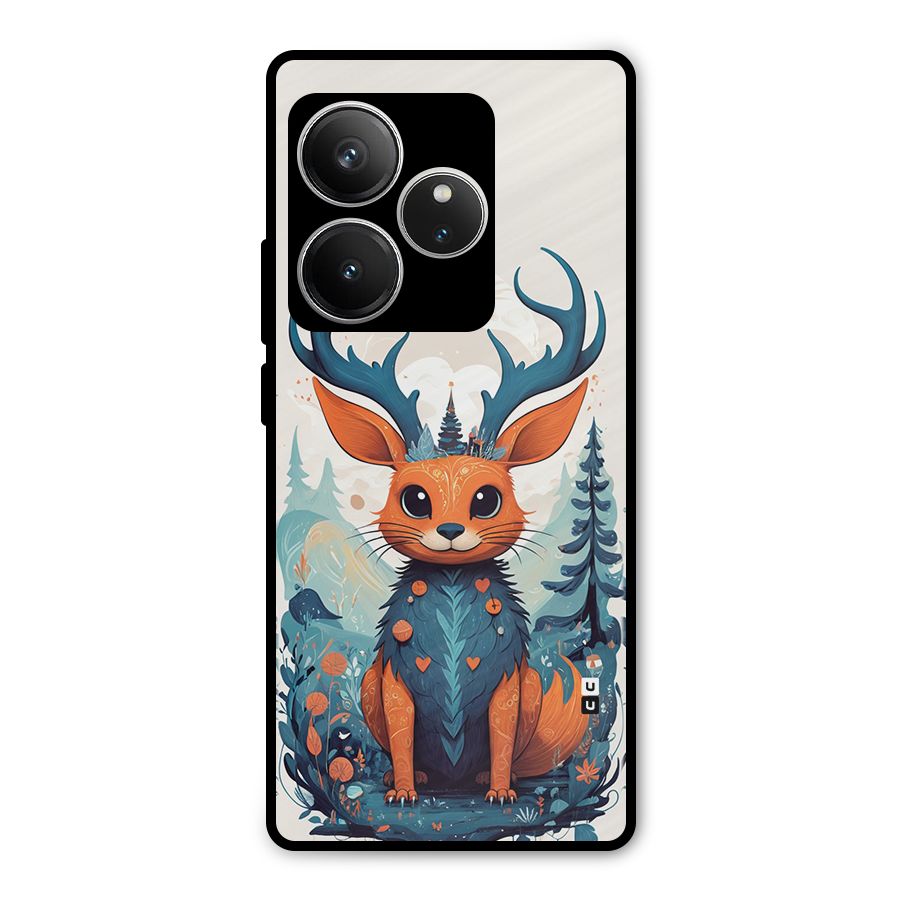 Magestic Animal Metal Back Case for Realme GT 6