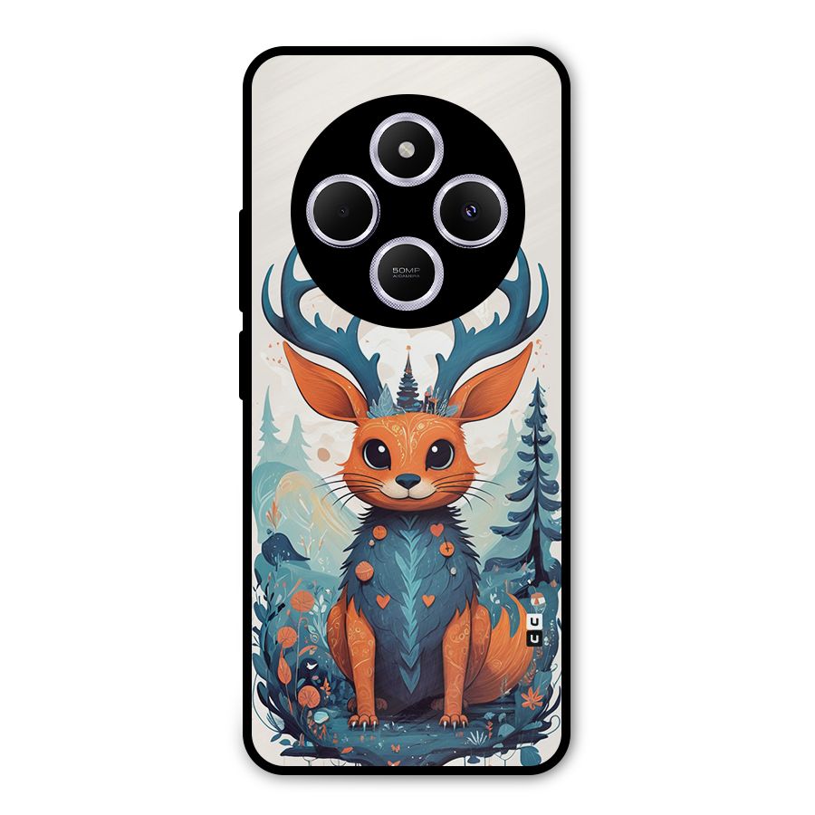 Magestic Animal Metal Back Case for Redmi A4