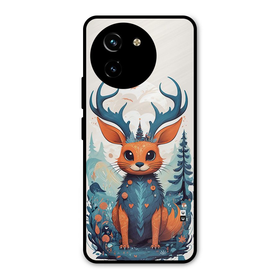Magestic Animal Metal Back Case for Vivo Y200i