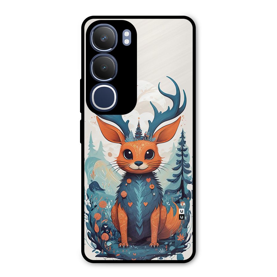 Magestic Animal Metal Back Case for Vivo Y29