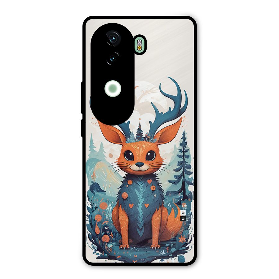 Magestic Animal Metal Back Case for iQOO Z9s