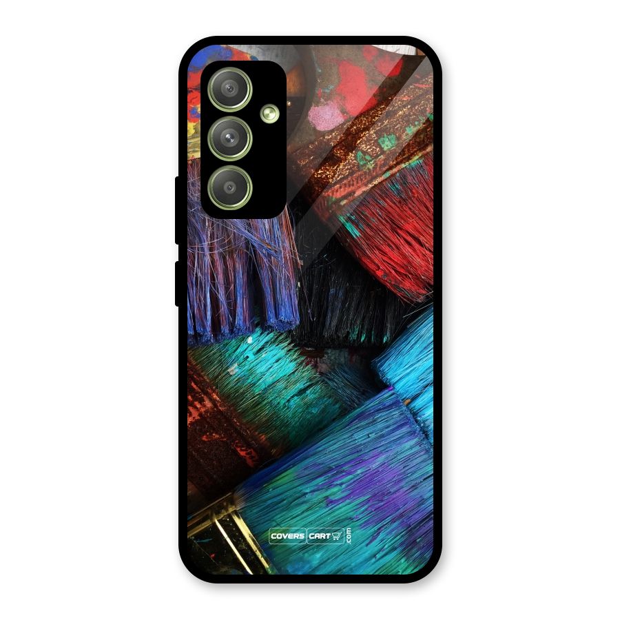 Magic Brushes Glass Back Case for Galaxy A54