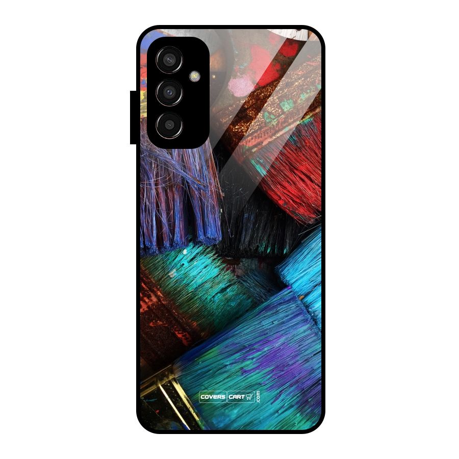 Magic Brushes Glass Back Case for Galaxy F13