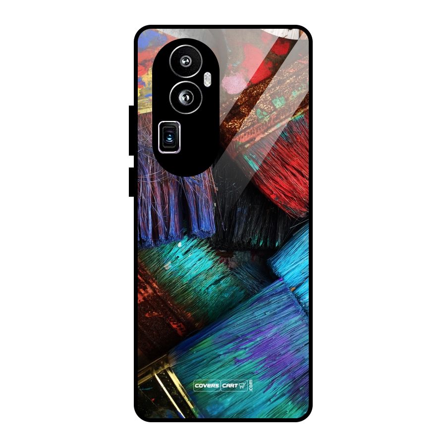 Magic Brushes Glass Back Case for Oppo Reno10 Pro Plus
