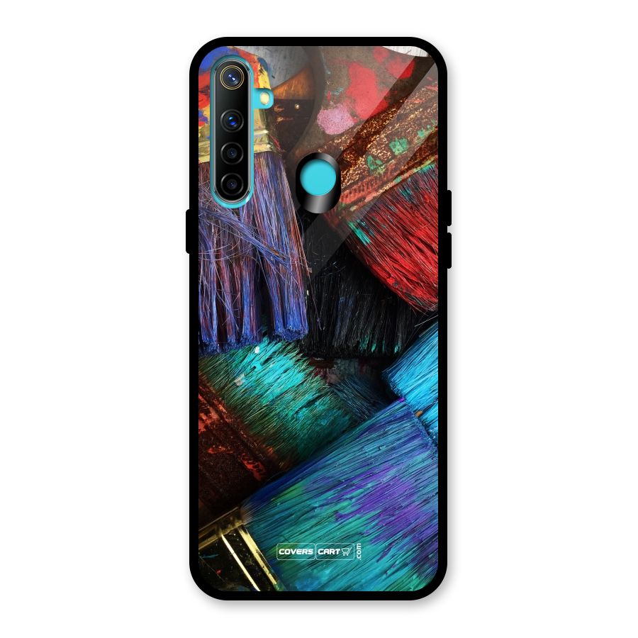 Magic Brushes Glass Back Case for Realme 5
