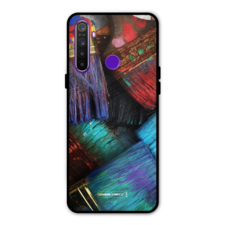 Magic Brushes Glass Back Case for Realme 5s