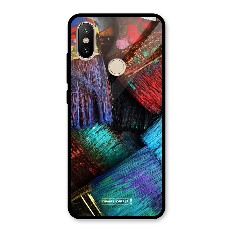 Magic Brushes Glass Back Case for Redmi A2