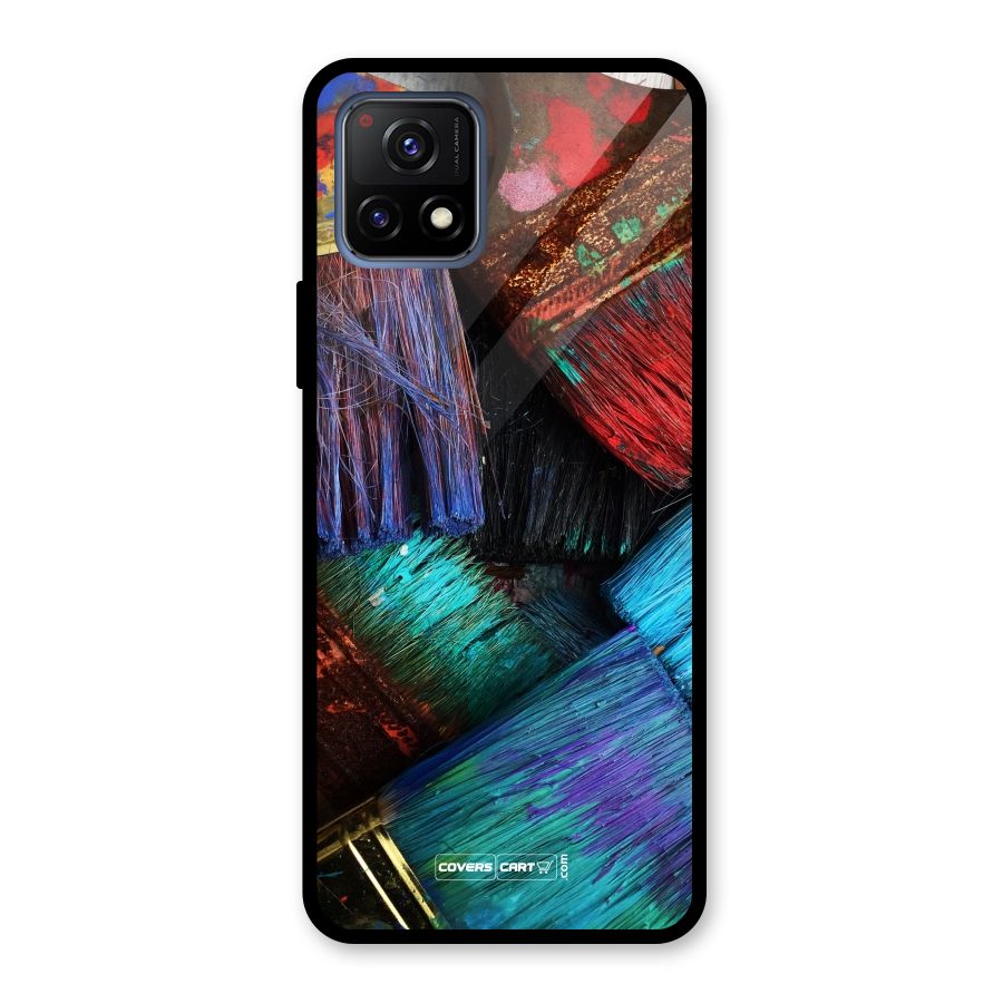 Magic Brushes Glass Back Case for Vivo Y72 5G