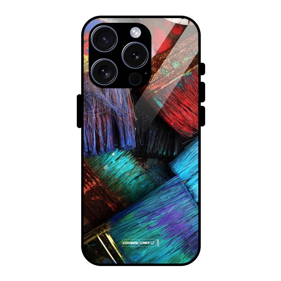 Magic Brushes Glass Back Case for iPhone 15 Pro