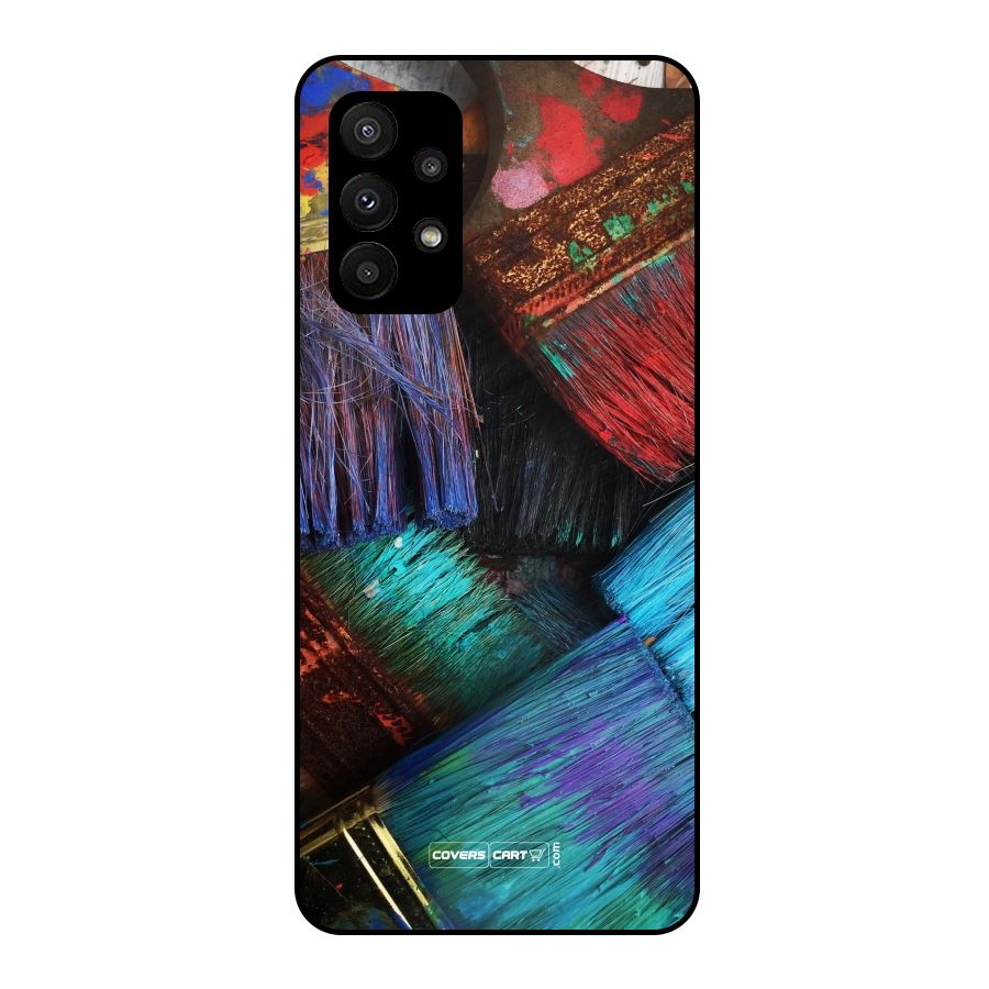 Magic Brushes Metal Back Case for Galaxy A23