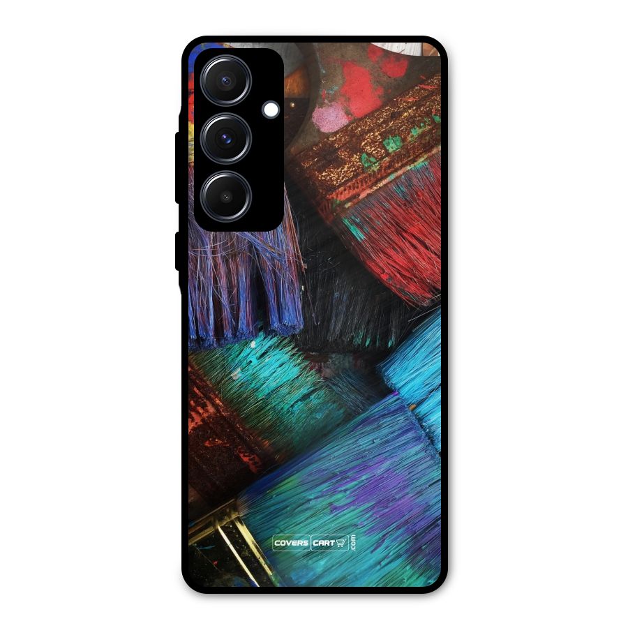 Magic Brushes Metal Back Case for Galaxy A55