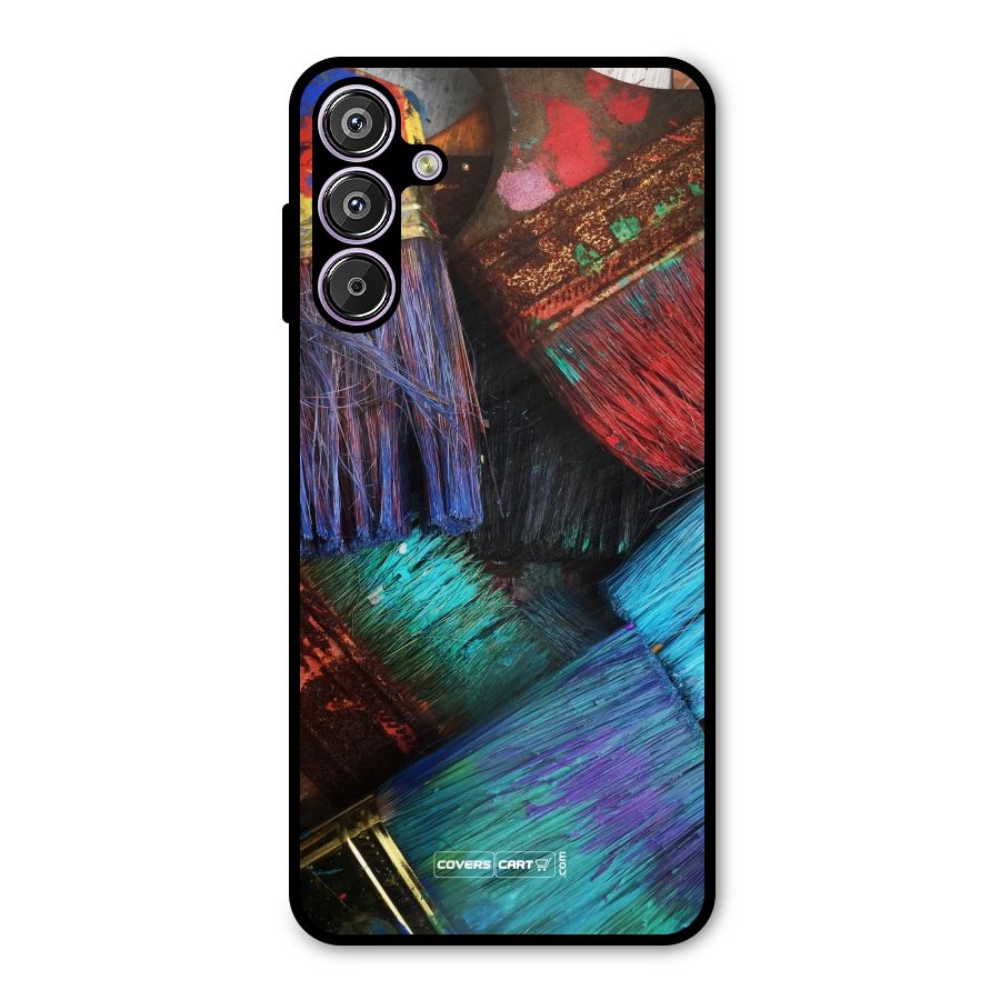 Magic Brushes Metal Back Case for Galaxy M15