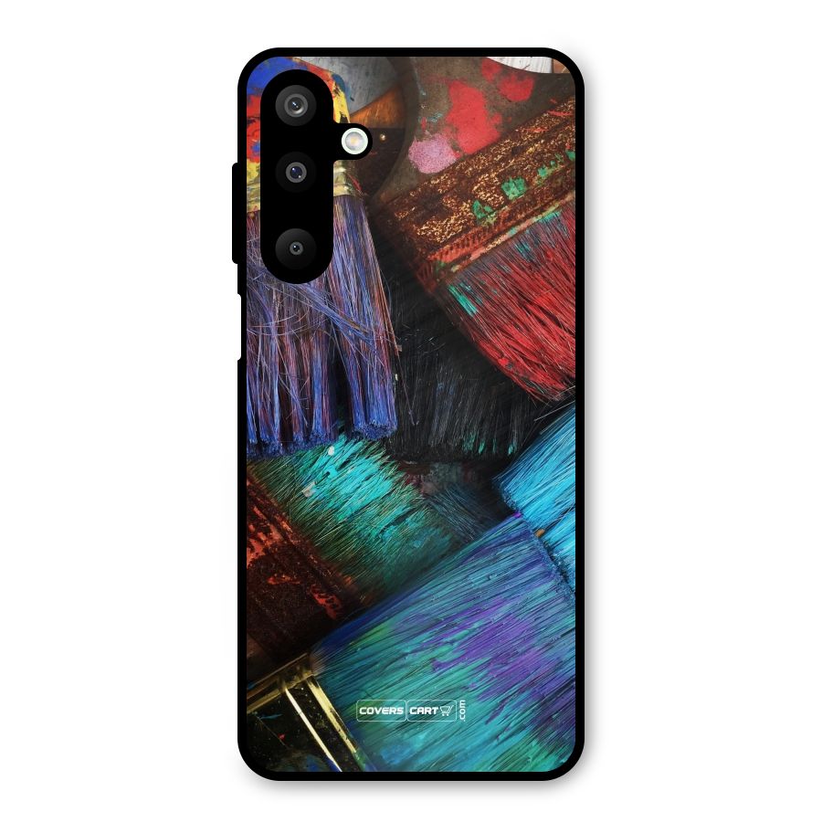 Magic Brushes Metal Back Case for Galaxy M16