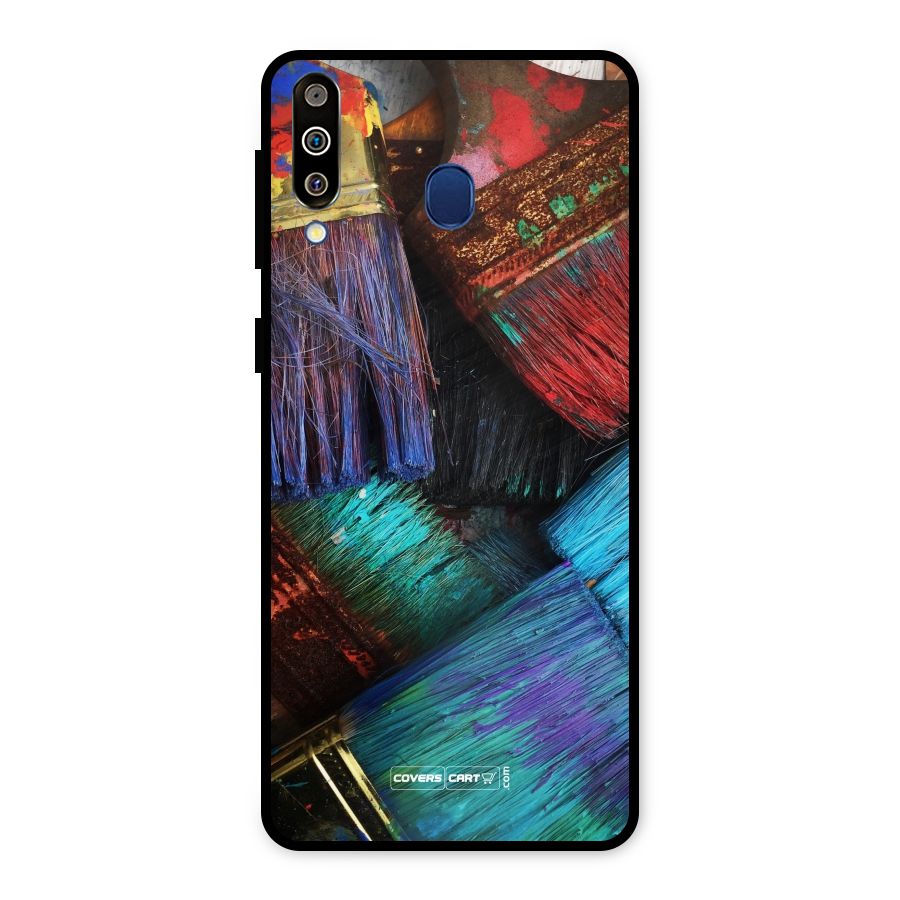 Magic Brushes Metal Back Case for Galaxy M30