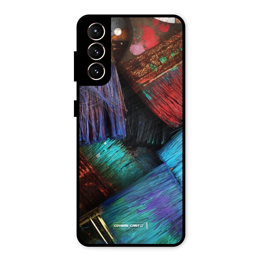 Magic Brushes Metal Back Case for Galaxy S21 5G
