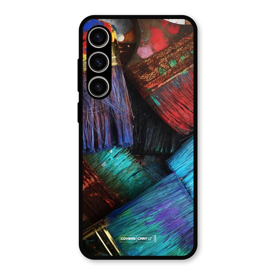 Magic Brushes Metal Back Case for Galaxy S23 Plus