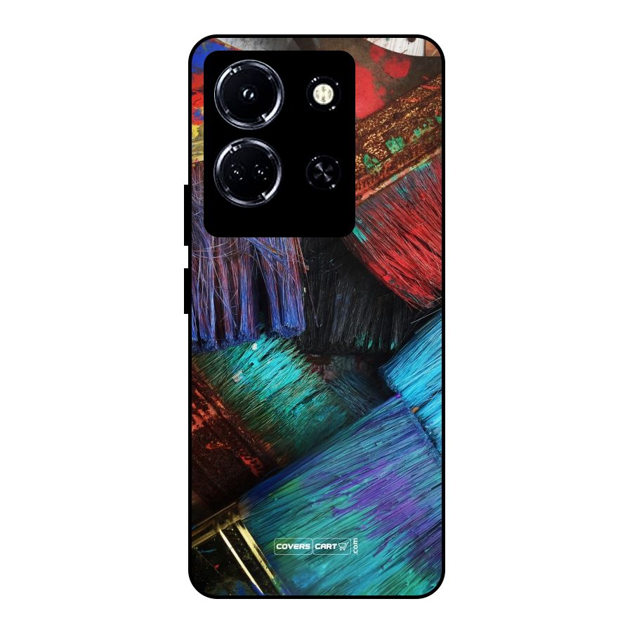 Magic Brushes Metal Back Case for Infinix Note 30 5G