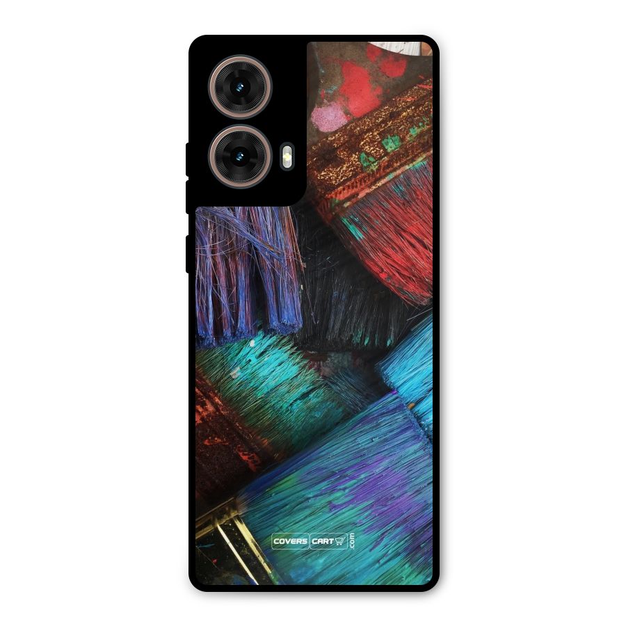 Magic Brushes Metal Back Case for Moto G85
