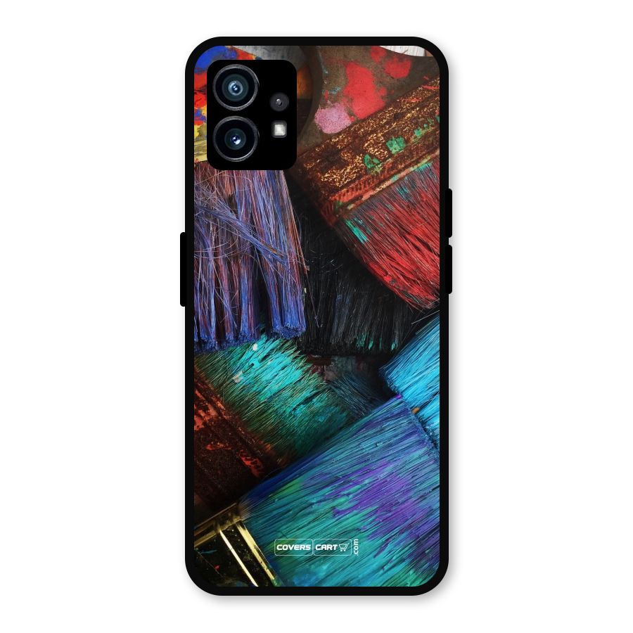 Magic Brushes Metal Back Case for Nothing Phone 1