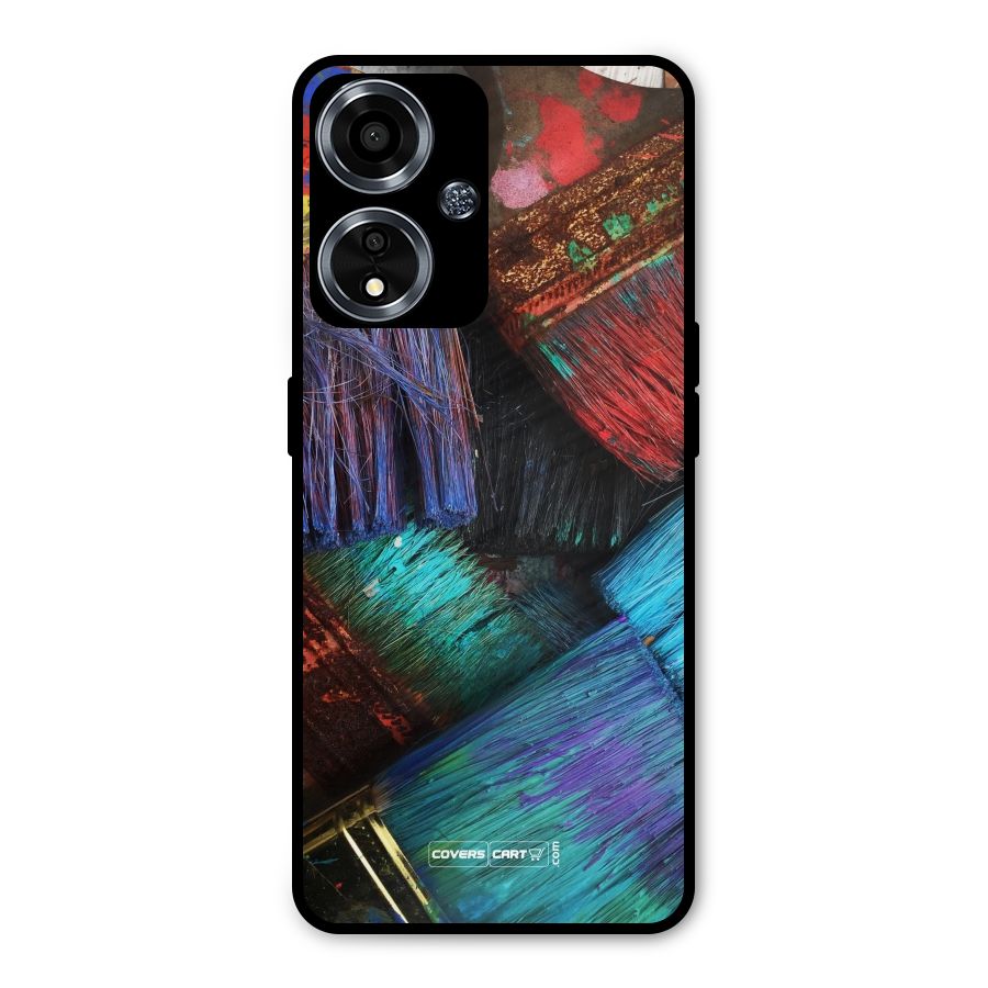 Magic Brushes Metal Back Case for Oppo A59