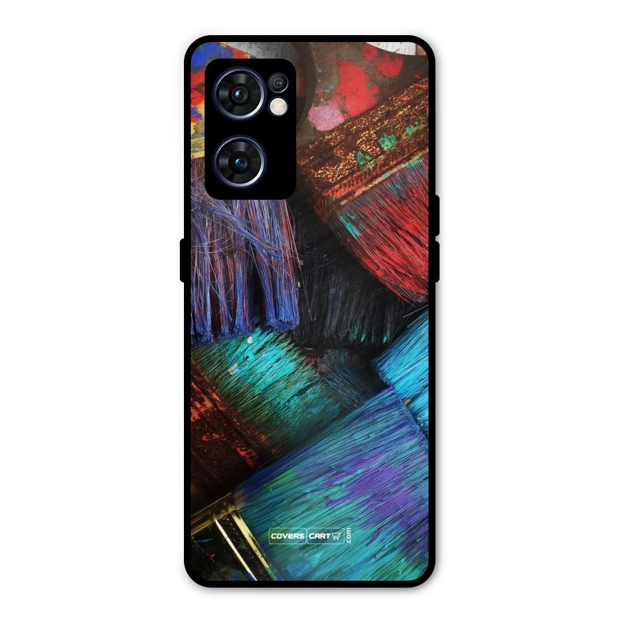 Magic Brushes Metal Back Case for Oppo Reno7 5G