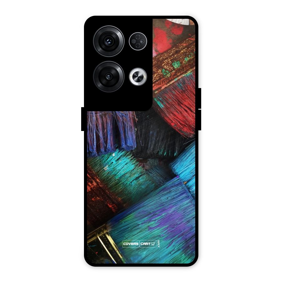 Magic Brushes Metal Back Case for Oppo Reno8 Pro 5G