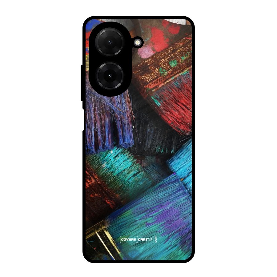 Magic Brushes Metal Back Case for Poco C71