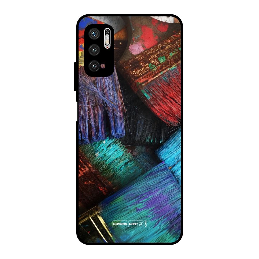 Magic Brushes Metal Back Case for Poco M3 Pro 5G