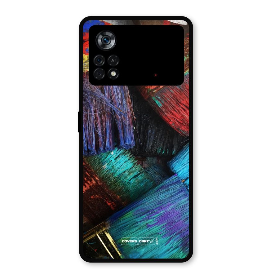 Magic Brushes Metal Back Case for Poco X4 Pro 5G