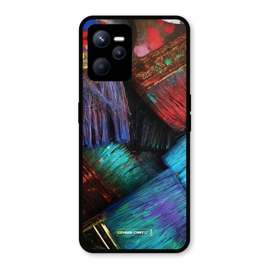 Magic Brushes Metal Back Case for Realme C35