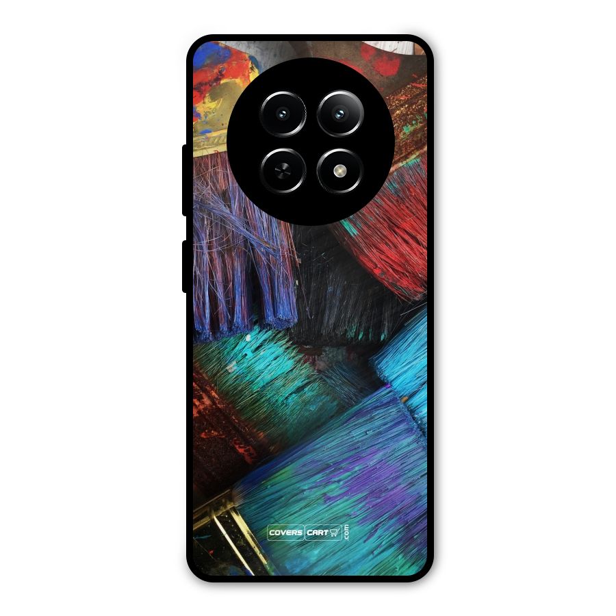 Magic Brushes Metal Back Case for Realme Narzo N65