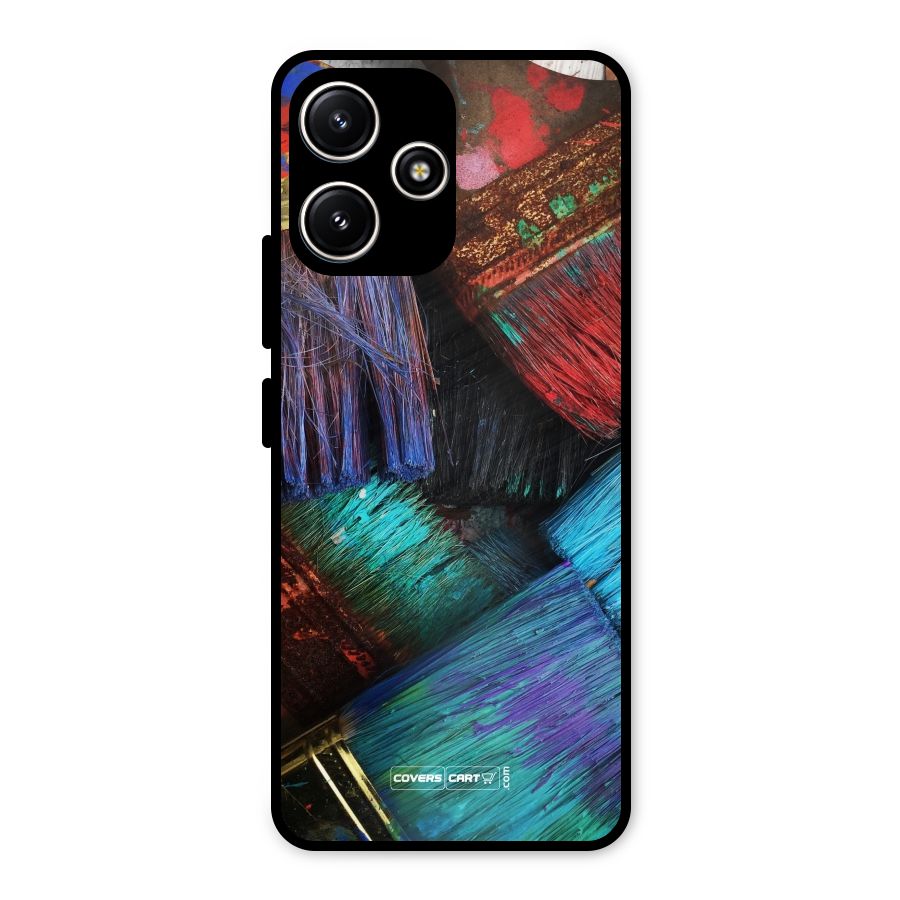 Magic Brushes Metal Back Case for Redmi 12 5G