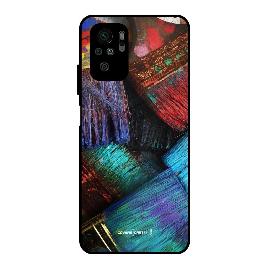 Magic Brushes Metal Back Case for Redmi Note 10