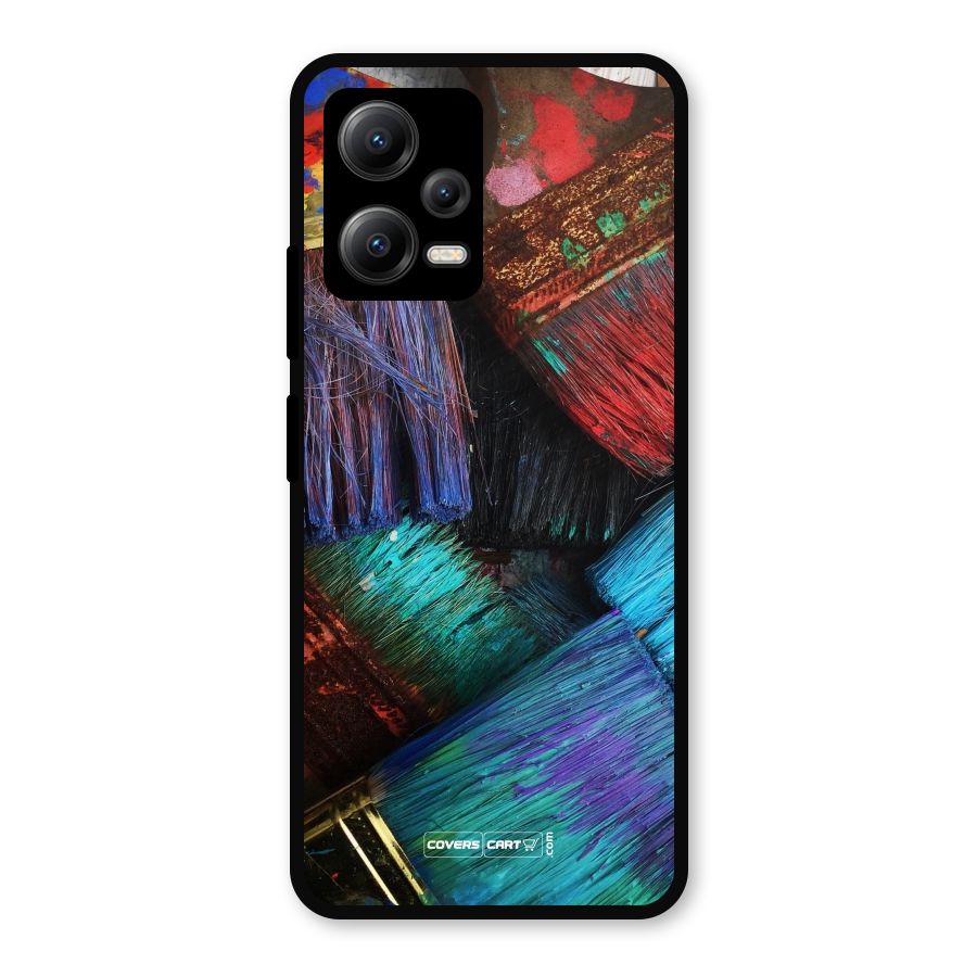 Magic Brushes Metal Back Case for Redmi Note 12 5G