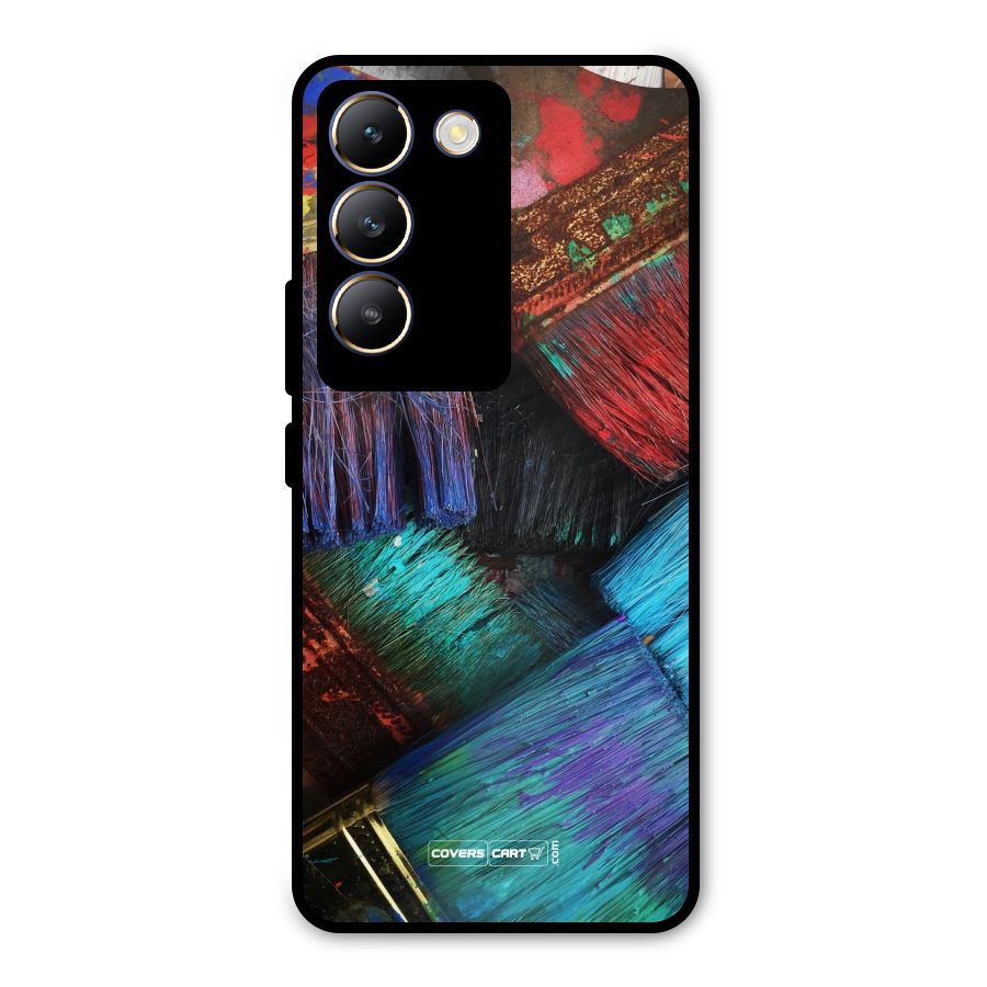 Magic Brushes Metal Back Case for Vivo T3 5G