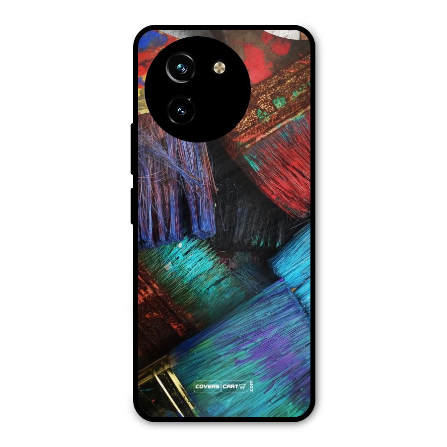Magic Brushes Metal Back Case for Vivo T3x