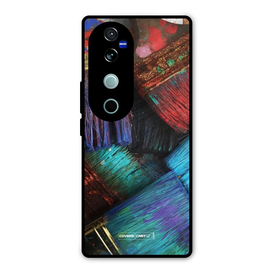 Magic Brushes Metal Back Case for Vivo V40