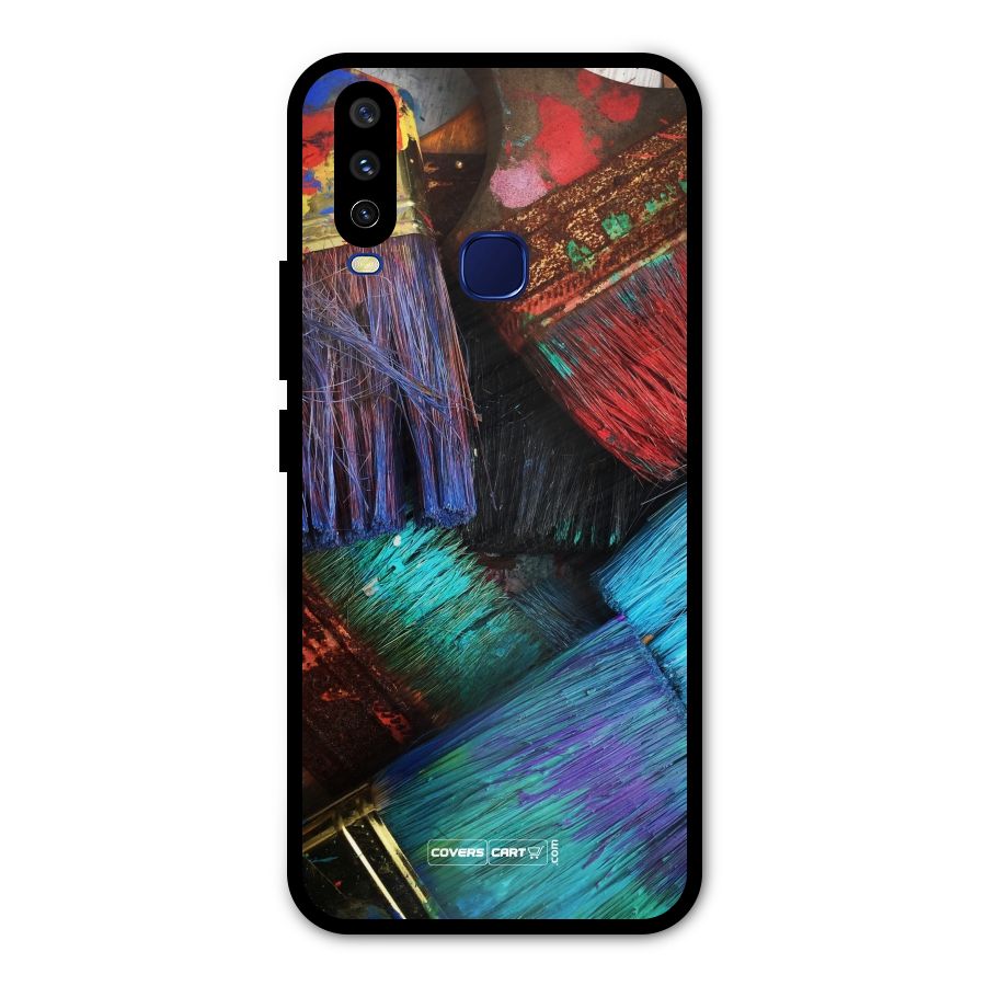 Magic Brushes Metal Back Case for Vivo Y15