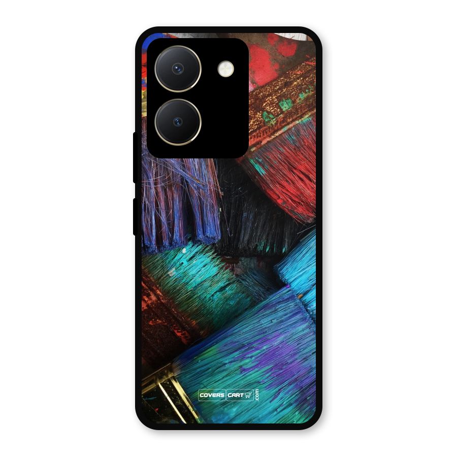 Magic Brushes Metal Back Case for Vivo Y36