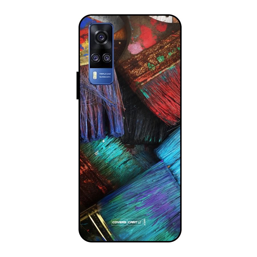 Magic Brushes Metal Back Case for Vivo Y51