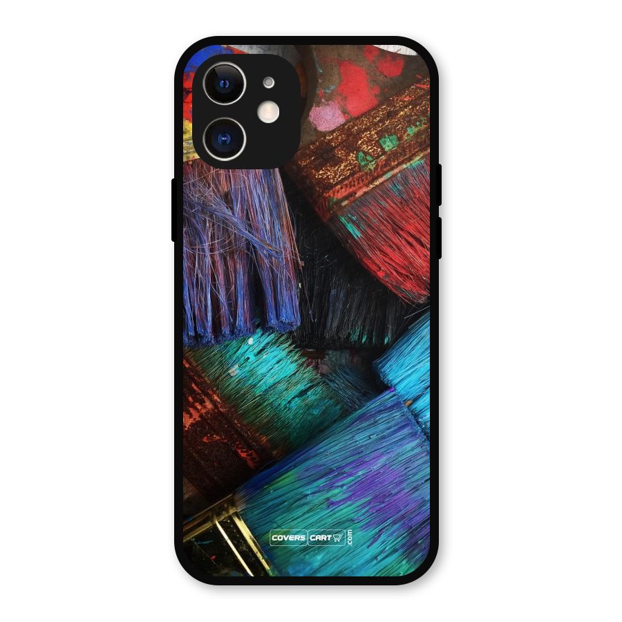Magic Brushes Metal Back Case for iPhone 12